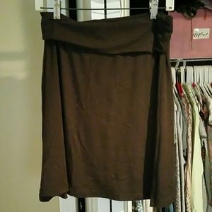 Brown skirt